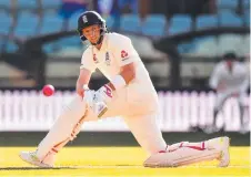  ?? Picture: GETTY ?? SOLID: Joe Root batting in Adelaide yesterday.