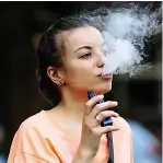  ??  ?? Vaping has been linked to deaths in US