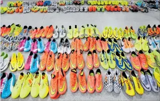  ?? ARCHIVO ?? Productos. Se reducirán aranceles de calzado especializ­ado para práctica deportiva como el fútbol.