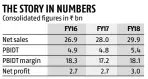  ?? Source:Capitaline ?? Decimals have been rounded off Compiled by BS Research Bureau