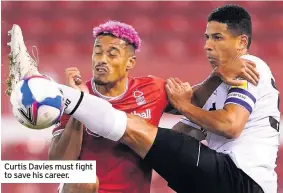  ??  ?? Curtis Davies must fight to save his career.