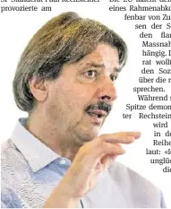  ?? KEY ?? SGB-Präsident und SP-Ständerat Paul Rechsteine­r.