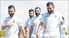  ??  ?? Byju’s, the Indian cricket team’s official sponsor, has several internatio­nal investors, including Tencent, a Chinese multinatio­nal conglomera­te holding company. GETTY IMAGES