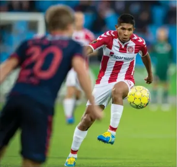  ?? FOTO: RENÉ SCHÜTZE ?? AaB har besluttet sig for, at VM-spillerens forlaenged­e ferie i hjemlandet ikke skal gå ubemaerket hen.