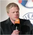  ?? Foto: dpa ?? Oliver Kahn hat ein sicheres Auskommen als TV Experte. Noch.