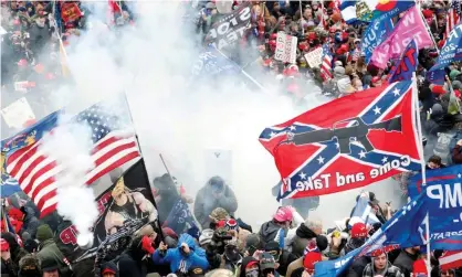  ?? Photograph: Shannon Stapleton/Reuters ?? ‘This horrific attack on American democracy should have resulted in a full-throttled response. But, once again, white supremacy is able to walk away virtually unscathed.’
