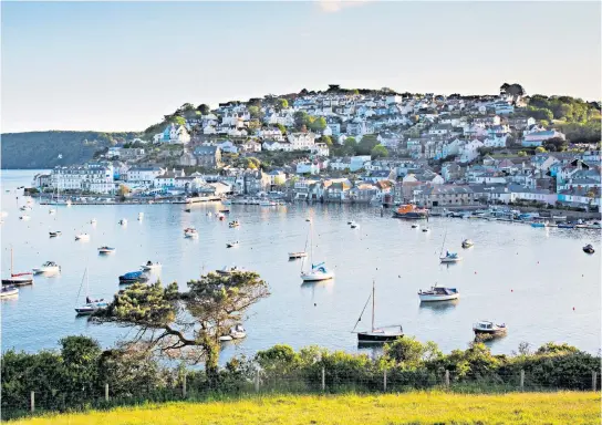  ?? ?? Sea change: in the year to July 2021, 15.1pc of all properties in Salcombe changed hands