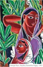  ??  ?? George Keyt, Nayika (Vasantha Raga), 1943