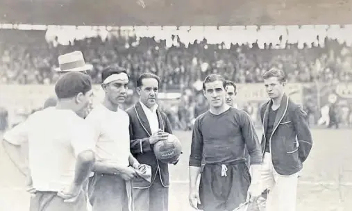  ?? FAMILIA DE ZABALO ?? Ramón de Zabalo fue el capitán del Barça en la histórica y salvadora gira que el equipo realizó por México y Estados Unidos entre mayo y octubre de 1937 //