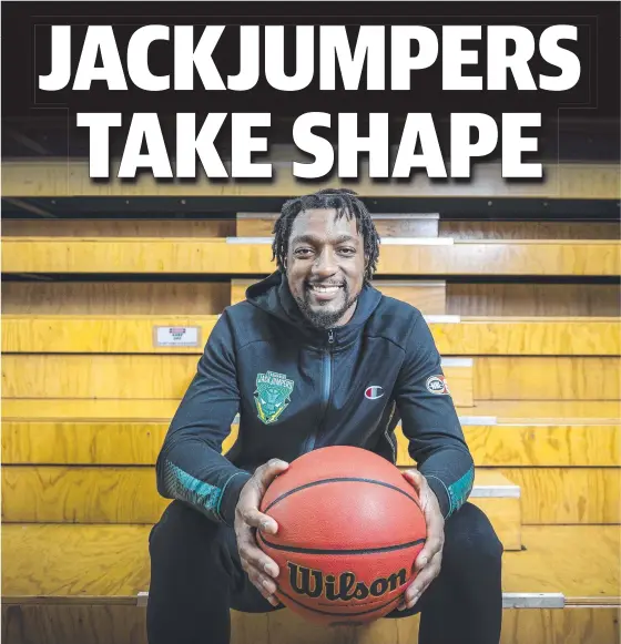  ?? ?? Coach Scott Roth says Tasmania JackJumper­s import MiKyle McIntosh is a “no-nonsense guy”. Picture: Richard Jupe