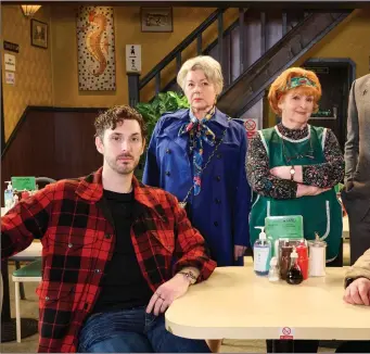  ?? ?? Kate & Koji returns for a new series with Blake Harrison, Barbara Flynn, Brenda Blethyn, Okorie Chukwu and Victor McGuire on STV on Wednesday at 9pm