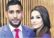  ??  ?? OVER Amir and Faryal wed in 2013 but their marriage has been plagued by feuds