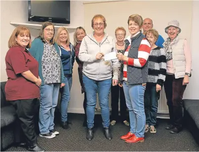  ??  ?? The small team working on behalf of the town’s Inner Wheel and Rotary clubs.