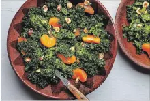  ?? GORAN KOSANOVIC FOR THE WASHINGTON POST ?? Kale, Clementine and Hazelnut Salad.