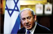  ?? KIRSTY WIGGLESWOR­TH/GETTY-AFP ?? Israeli Prime Minister Benjamin Netanyahu will meet with President Donald Trump next week at the White House.