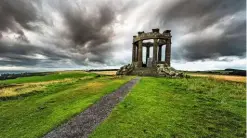  ??  ?? The temple-style pillared war memorial serves as a stark reminder of lives lost and is a place for reflection.