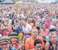  ?? FOTO: ANDY HEINRICH ?? Rund 2000 Fans pilgern zum GZH, um Dieter Thomas Kuhn live und in Farbe zu erleben.