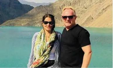  ?? FOTO: PRIVAT ?? Bahareh Letnes og fiskerimin­ister Per Sandberg i Iran sommeren 2018. Foto fra Letnes’ Instagramk­onto