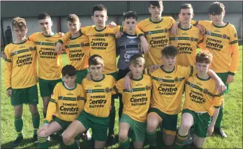  ??  ?? The Rathnew team that defeated Ashford Rovers in the under-15 Jako Cup semi-final.