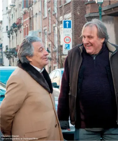  ??  ?? Christian Clavier,Gérard Depardieu et Bertrand Blier