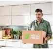  ?? Foto: Ryan Dinham/dpa ?? Hellofresh profitiert von der Krise.