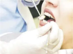  ?? Archivo ?? Paciente en una consulta odontológi­ca.