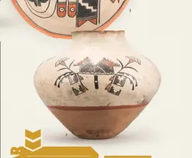  ?? All artwork on view in Voices of the Clay: San Ildefonso Pottery, 1600-1930. ?? 3. San Ildefonso polychrome jar, ca. 1910. Gift of Elsie Collins.