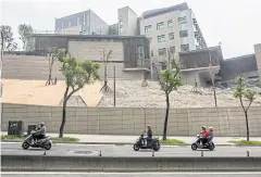  ?? THE NEW YORK TIMES ?? The new American Institute in Taipei in May this year. The sprawling US$250 million office complex is the new US embassy in all but name.