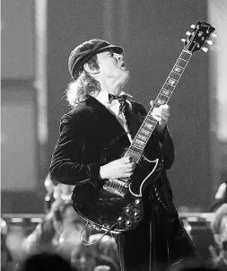  ?? Kevork Djansezian / Gett y Imag es ?? Guitarist Angus Young of AC/DC
