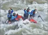  ?? PROVIDED TO CHINA DAILY ?? The Yushu World Rafting Plateau Championsh­ip, which ended in Yushu prefecture, Qinghai province, on Sunday, attracted more than 150 participan­ts representi­ng 23 teams from 17 countries and regions. At 4,500m above sea level, the prefecture is located in the uppermost part of the basins of three of Asia’s great rivers — the Yellow, the Yangtze and the Lancang. Yushu hosted the 2016 Rafting World Cup, the first rafting World Cup held more than 4,000m above sea level.
