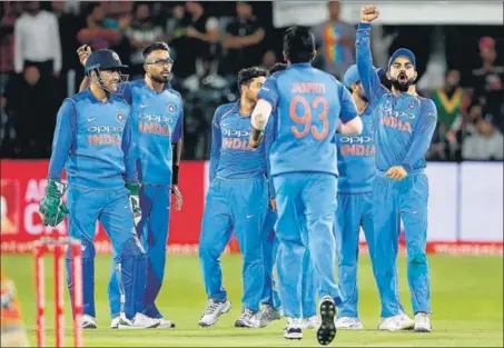  ?? AFP ?? India have had unpreceden­ted ODI success in South Africa and they would be looking to finish on a high at a venue they had lost the Test series.