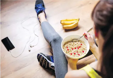  ?? GETTY IMAGES/ISTOCKPHOT­O ?? Research shows breakfast eaters tend to have better overall nutrient intakes than people who skip the morning meal.