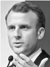  ??  ?? Emmanuel Macron