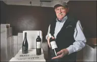  ??  ?? Local winemaker Stephen Borra will be inducted into the Lodi Community Hall of Fame in March. Pictured in Lodi on Wednesday.