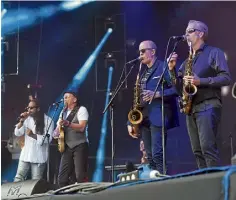  ?? ?? The Average White Band at Rewind in Perth in 2016.