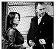  ?? CBS ?? Lucy Liu plays Dr. Watson and a soft-spoken Jonny Lee Miller portrays Sherlock Holmes on CBS’ “Elementary.”