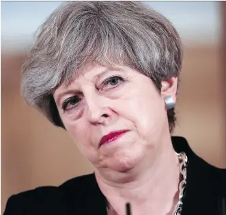  ?? SIMON DAWSON/BLOOMBERG ?? British Prime Minister Theresa May will pack the Queen’s Speech with Brexit legislatio­n on migration and trade as she tries to cling to power and maintain a deal with the Democratic Union Party.