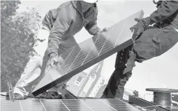  ?? DREAMSTIME ?? The size of your solar installati­on will be dictated by your power needs.