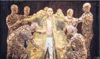  ?? Craig T. Mathew Mathew Imaging ?? FOR HIS “AKHNATEN” part with L.A. Opera, Costanzo underwent “a major transforma­tion.”