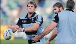  ?? — GETTY IMAGES FILES ?? Canada’s Tyler Hotson, left, will start Saturday’s game against the U.S. Hotson steps in for Jamie Cudmore.