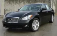  ??  ?? The Infiniti M37x.