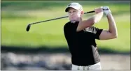  ?? JEBREILI KAMRAN/ THE ASSOCIATED PRESS ?? Welshman Jamie Donaldson follows his ball on the 16th hole during the Abu Dhabi Championsh­ip on Sunday.