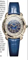  ?? ?? Signs of the zodiac: Dolce & Gabbana’s new watch is a nod towards the San Marco clock tower in Venice