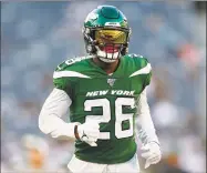  ?? Adam Hunger / Associated Press ?? Jets running back Le’Veon Bell is eager to take the field after sitting out last season.