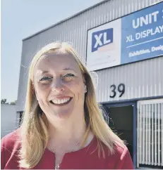  ??  ?? Joanne Bass , founder of XL Displays.