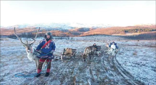  ?? Govven: Tromsø Lapland ?? KVALITEHTA: Tromsø Lapland vuođđudead­dji Per Stian Sara sávvá ahte sámi buktagiid sáhtášii kvalitehta­sihkkarist­it boahtteáig­gis vai sámi turismma ii billašuva.