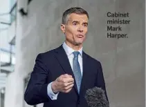  ?? ?? Cabinet minister Mark Harper.