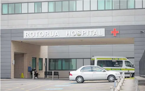  ?? Photo / Andrew Warner ?? Rotorua Hospital. A work-to-rule strike is underway.