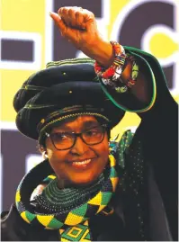  ??  ?? Winnie Madikizela-Mandela