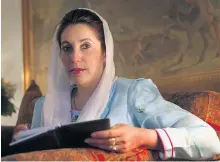  ?? Reuters ?? Pakistans frühere Regierungs­chefin Benazir Bhutto.